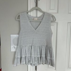 (2/$15) Altard state stripe flowy tank